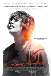 Give Me Shelter. Movie Poster. Vanessa Hudgens. Short Hair. Closeup. Sun. 